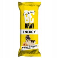 Zdrowe Przekąski Funkcjonalne Batoniki Bakalland Superfood - BeRAW Energy Baton Banana&Peanuts banan orzechy 40 g