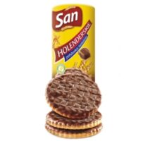 Łakotki, San- Herbatniki - Holenderskie herbatniki polslodkie w czekoladzie