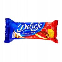 Delicje - Delicje szampanskie z galaretka malinowa 147g