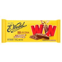 Czekolady WW, kinder - Czekolada mleczna z wafelkami WW Wedel 245g