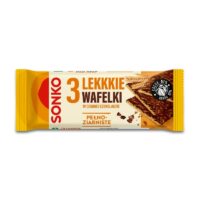 Sonko – Wafle ryżowo kukurydziane na słodko - Wafelki lekkkie pelnoziarniste w czekoladzie Sonko 36g