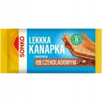 Sonko – Wafle ryżowo kukurydziane na słodko - Lekka kanapka z nadzieniem czekoladowym Sonko 30g
