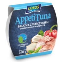 Łosoś – Sałatka - Sałatka z tuńczykiem i warzywami w majonezie 160 g