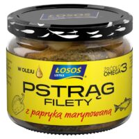 Łosoś - Pstrąg - Filety z pstrąga z papryką marynowaną 260g
