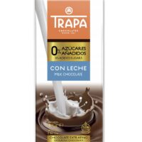 Trapa - czekolady - CZEKOLADA MLECZNA BEZ DODATKU CUKRU 80g