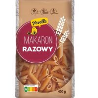 Novelle – makarony razowe i żytnie - Makaron NOVELLE Razowe Pióra 400g