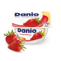 Danone - serek homogenizowany - Danio Serek homogenizowany Truskawkowy 130g