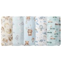 Libra – pieluszki flanelowe 60x80 - Zestaw 4 flanelowa 60x80cm
