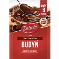 Delecta budyń, kisiel, galaretki - Budyń smak czekoladowy 64 g