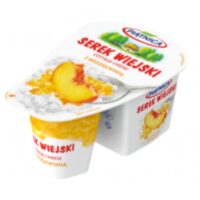 OSM Piątnica - serek wiejski smakowy - Serek wiejski z brzoskwinia 150g