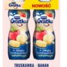Jogurt pitny o smaku truskawkowo-bananowym Gratka 4x150g