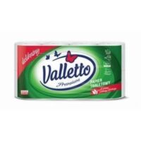 Valletto – papier toaletowy - PAPIER TOALETOWY VALLETTO 3-WARSTW.ZAP.ZIELONA HERB.8 ROLEK