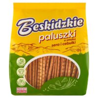 Beskidzkie – paluszki, precelki - PALUSZKI SER-CEBULKA 180G