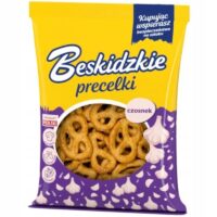 Beskidzkie – paluszki, precelki - PRECLE Z CZOSNKIEM 120G