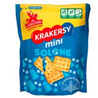 Lajkonik - krakersy, paluszki - KRAKERSY MINI SOLONE 100G