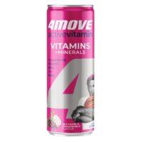 Izotoniki – 4MOVE - ACTIVE VITAMIN VITAMINS&MINERALS DRAGONFRUIT&GRAPE 330 ML
