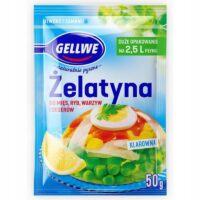 Gellwe – dodatki do ciasta - ŻELATYNA SPOŻYWCZA 50G