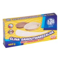 Astra Przybory Szkolne Biurowe - Glina samoutwardzalna biała 0,46kg