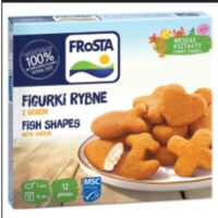 FROSTA -paluszki rybne , ryby - Figurki Rybne z Serem 264g