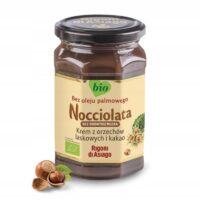 Mixitella Krem z Orzechów Laskowych z Piemontu, 200g, MIXIT, Nutella, RdA Nocciolata - BIO Krem orzechy laskowe i kakao bez mleka 250g
