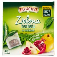 Herbapol, Big-Active – Herbata zielona - Zielona z pigwą i granatem 60g