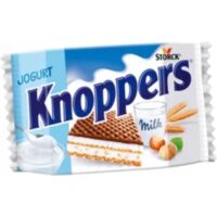 Herbatniki, wafelki, ciastka, batony - Knoppers JOGURT 25g