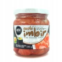 Asia Kitchen- sushi, zestaw, wodorosty, grzyby - Imbir marynowany 190g różowy