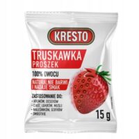 Kresto – owoce i warzywa liofilizowane - Truskawka proszek 15g