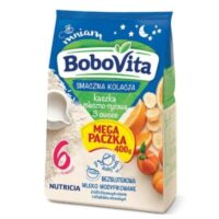 BoboVita Kaszki - Mleczno-Ryżowa 3 Owoce po 6m 400g