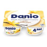 Danone - serek homogenizowany - Danio Serek Waniliowy 4*130g