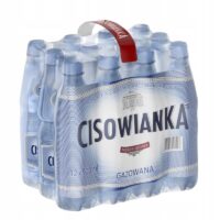 Woda Cisowianka - Woda gazowana, 12szt, 500ml