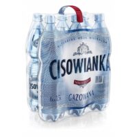 Woda Cisowianka - Woda gazowana, 6szt, 1,5l
