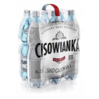 Woda Cisowianka - Woda lekkogazowana, 6szt, 1,5l