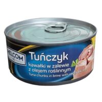 MK – Tuńczyk (konserwa) - Tuńczyk kawałki w zalewie z olejem roślinnym 170g