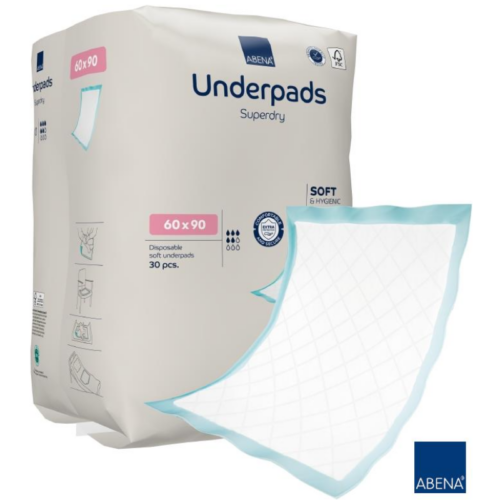 Podkłady Chłonne Higieniczne Underpads Superdry 60x90, 30 szt., Abena