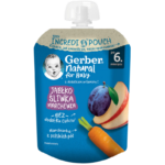 Tubki Gerber - Jabłko Śliwka Marchewka 80g
