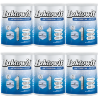 Polskie Mleko Modyfikowane dla Niemowląt i Dzieci Laktowit - 1 (0-6m), 6 szt.