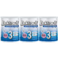 Polskie Mleko Modyfikowane dla Niemowląt i Dzieci Laktowit - 3 (12m+), 3 szt.