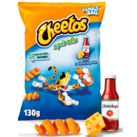 Chipsy Lay's Doritos Star Snaki Cheetos - Cheetos Spirals Ser z Ketchupem