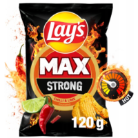 Chipsy Lay's Doritos Star Snaki Cheetos - Chipsy Lays Strong Ostre Chilii 120g