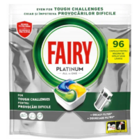 Kapsułki Sole i Nabłyszczacze Do Zmywarki - Fairy Kapsułki do Zmywarki Platinum 96szt. Lemon