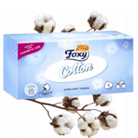 Chusteczki Kosmetyczne - Foxy Chusteczki Kosmetyczne 90szt. Cotton