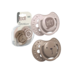 Smoczki Dynamiczne Silikonowe, 2szt., Lovi - Hey Girl, 0-3m