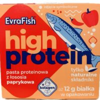 Evrafish sałatka i pasta rybna - Proteinowa pasta z łososia paprykowa 85G