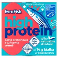 Evrafish sałatka i pasta rybna - Proteinowa pasta z tuńczyka klasyczna creme 85G