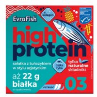 Evrafish sałatka i pasta rybna - Proteinowa sałatka z tuńczykiem w stylu azjatyckim 160G