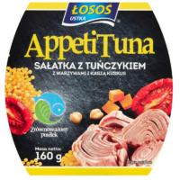 Łosoś Ustka - Sałatka z tuńczyka z warzywami i kaszą kuskus 160g
