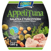 Łosoś Ustka - Sałatka z tuńczyka z warzywami w oliwie z oliwek 170g