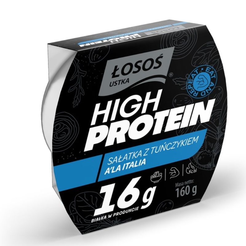 Sałatka z tuńczykiem high protein a’la italiana 160g