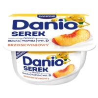 Danone - Danio - Serek homogenizowany brzoskwiniowy 130g